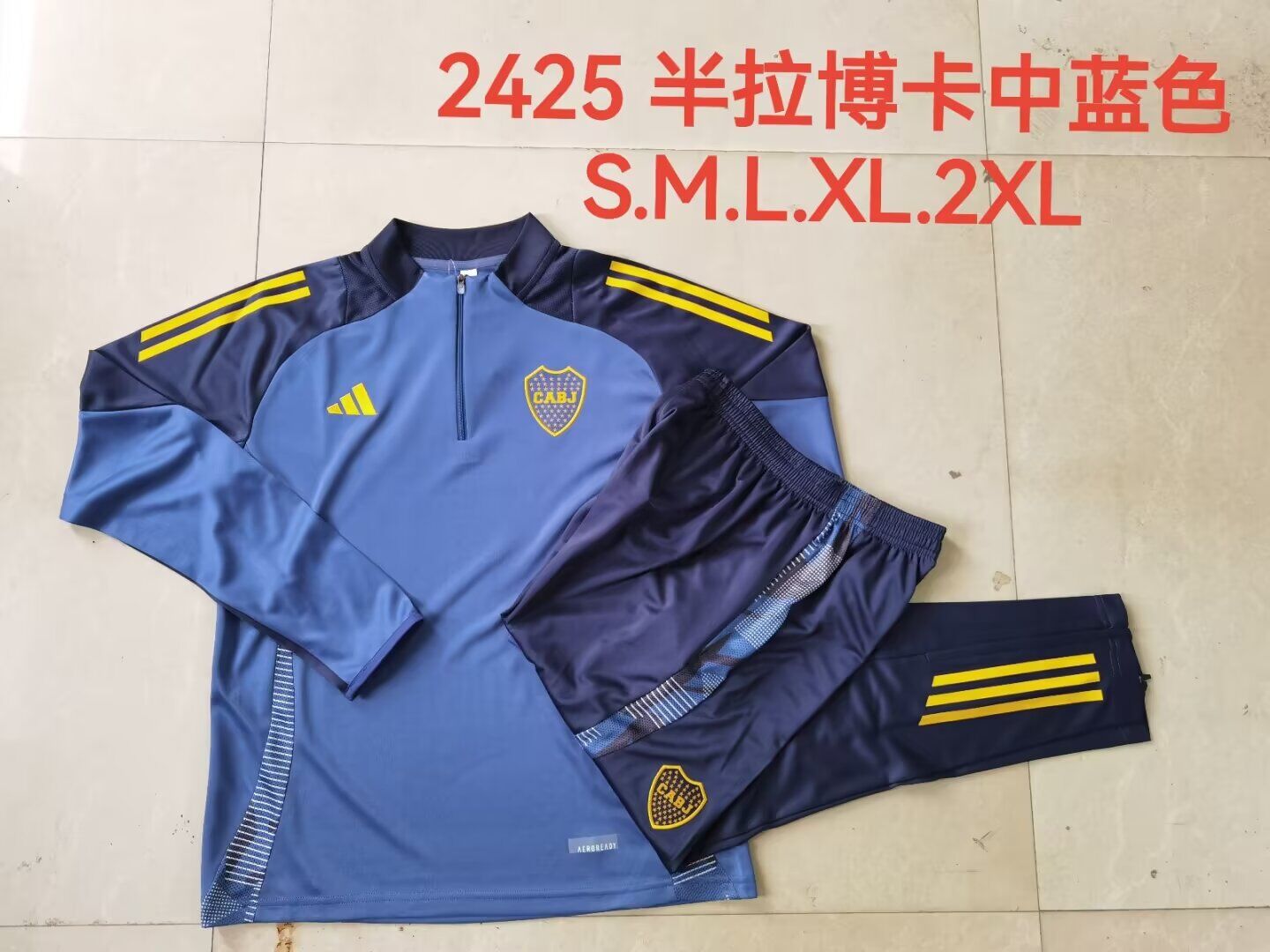 AAA Quality Boca juniors 24/25 Tracksuit - Navy Blue